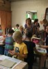 Töpfern mit der 1.a (Lehrerin Angela Hasenburger)