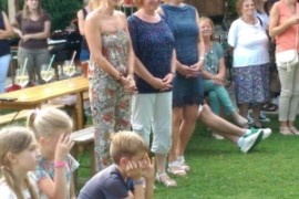 Abschlussfeier 4.b mit Frau Lehrerin Maria Puntigam