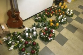 Adventkranzbinden 4.a