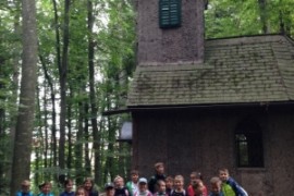 Wandertag der 4.b zur Rindenkapelle