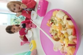 Obstsalat der 1.b