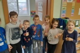 Weihnachtsbasteln in der 2b-Klasse