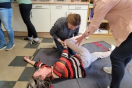 Erste-Hilfe-Kurs für die KollegInnen der VS Gnas