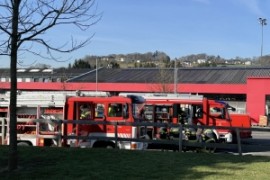 Erfolgreiche Feuerwehrübung in der Volksschule Gnas