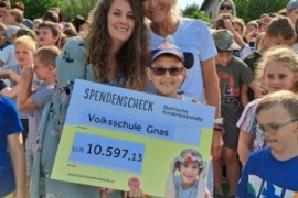 Über 10.000 Euro für die Steirische Kinderkrebshilfe - Schüler:innen setzen ein starkes Zeichen der Solidarität