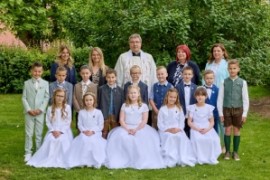 Erstkommunion: „Ich bin der Weinstock, ihr seid die Reben – Bleibt mit mir verbunden!“